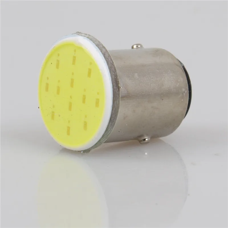 1 шт. Автомобильные светодиодные лампы S25 1156 led COB 12 SMD BA15S P21W | Автомобили и