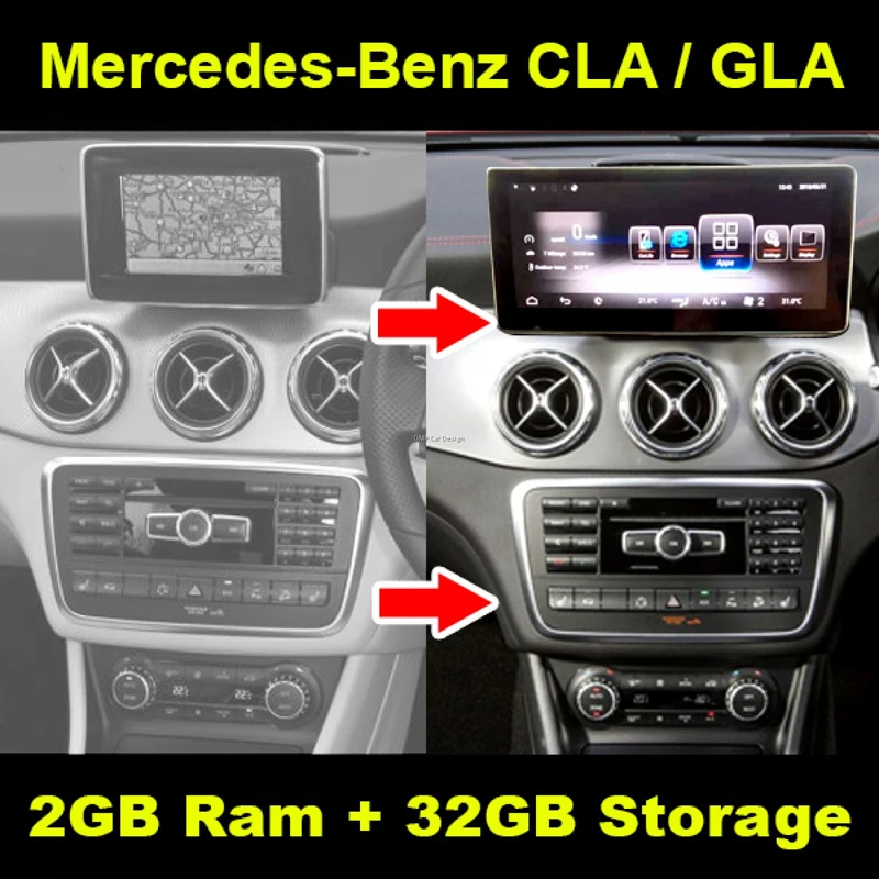 Android GLA CLA навигация для Merce des Ben z W176 W177 2013- панель радио дисплей Замена 10,2" планшет навигатор
