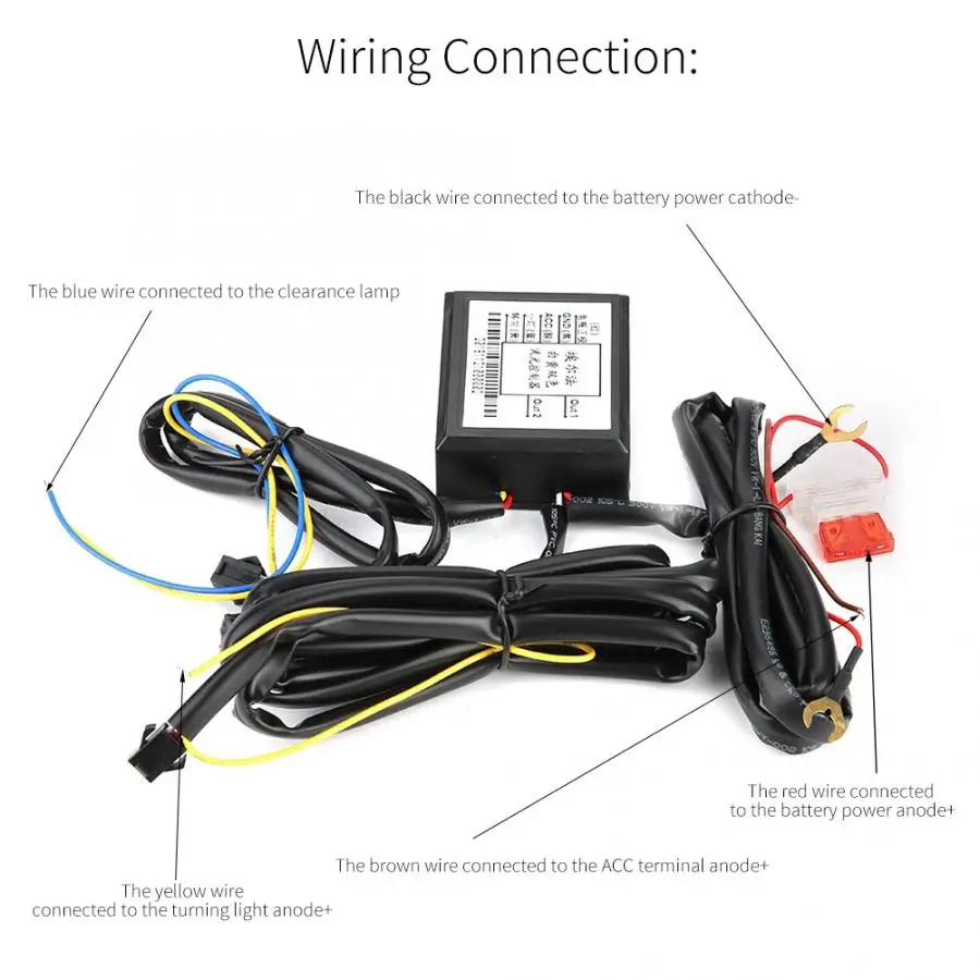 1 пара Автомобильные фары дневного света светильник 2-Цвет светодиодный