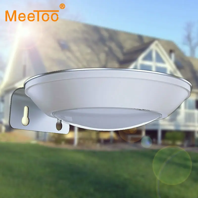 2 шт. IP65 светодиодный солнечный свет радар Датчик движения Солнечная лампа панель