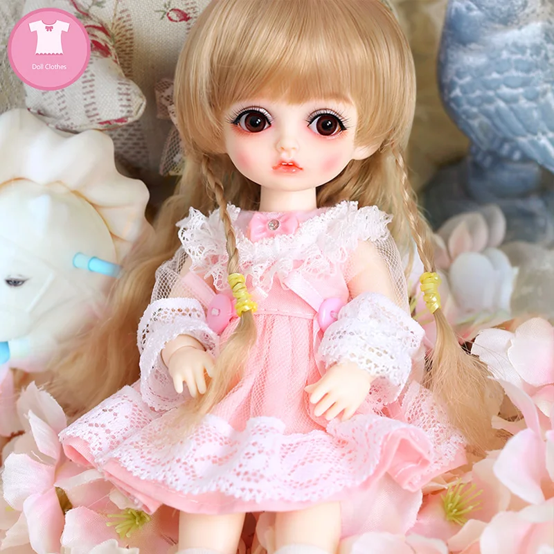Одежда BJD 1/8 для куклы RL Monday Bamti милое розовое платье красивая юбка кукольные