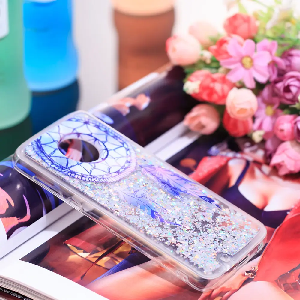 Quicksand Case For Motorola Moto Z3 Play Dynamic Liquid Glitter Stars Soft TPU Phone Cover Shell Bag MotoZ3 Z3Play |