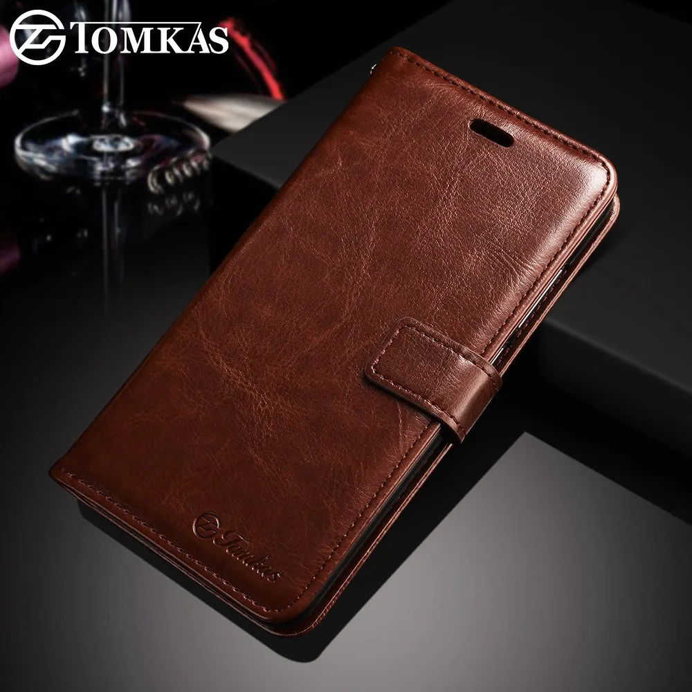 TOMKAS чехлы-флип для Xiaomi Redmi Note 5A Чехол кожаный кошелек карта карман чехол-подставка