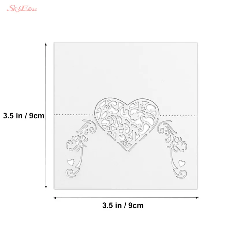 Лазерная резка Роскошная Флора свадебные пригласительные карты элегантный