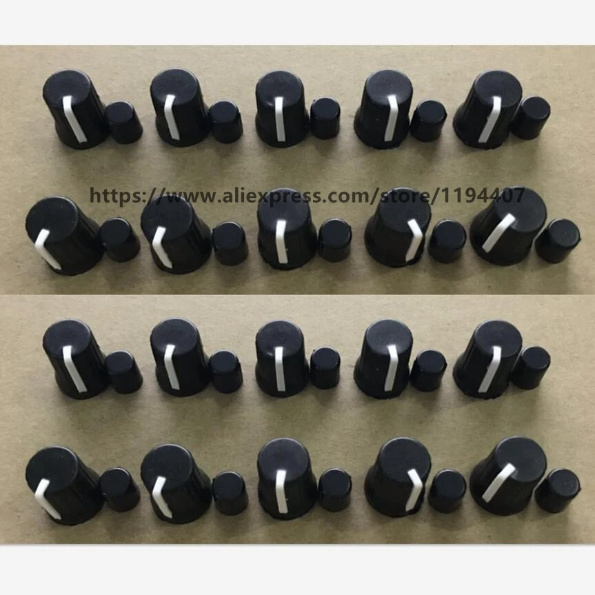 20 PCS роторный Управление черная ручка для Pioneer XDJ RX R1 RZ AERO DJM T1 S9 DIY DJ