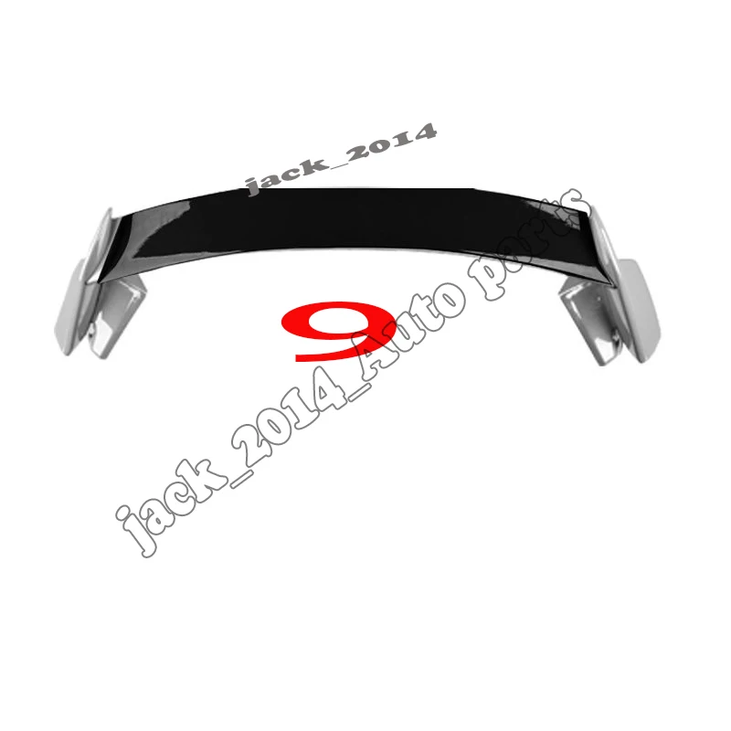 Silver Black Для Honda Civic type-R хэтчбек краска задний спойлер, крыло, багажник - Цвет: Silver Black