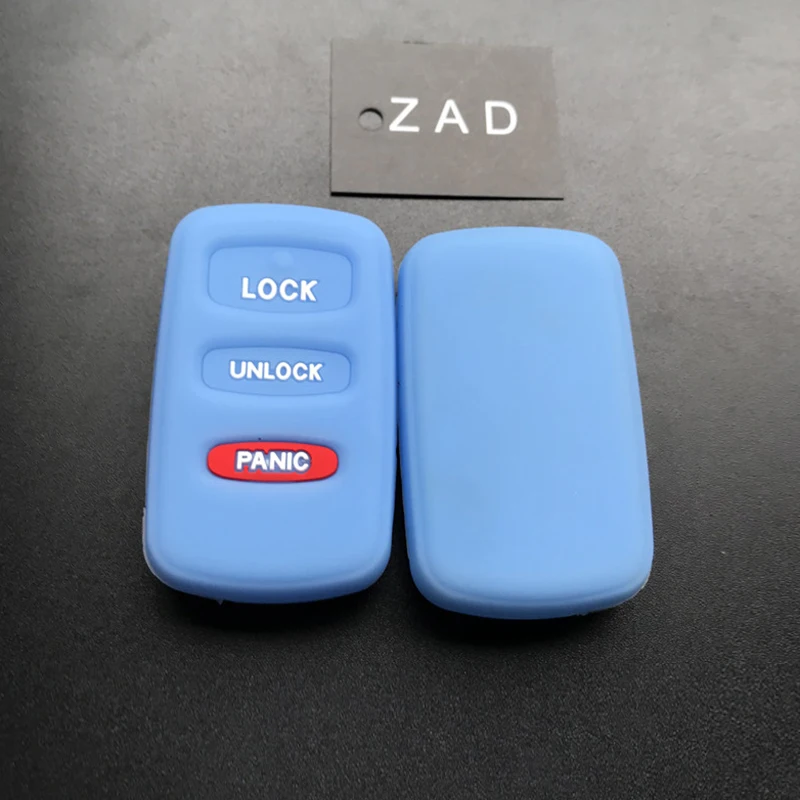 Силиконовый чехол ZAD для автомобильного ключа с 3 кнопками Mitsubishi 2001 2006