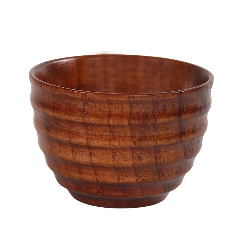 Wooden Mug Large Simple Country Wind Tea Cup Boy Summer Natural Jujube Wood Retro Creative Home 1PCS | Дом и сад