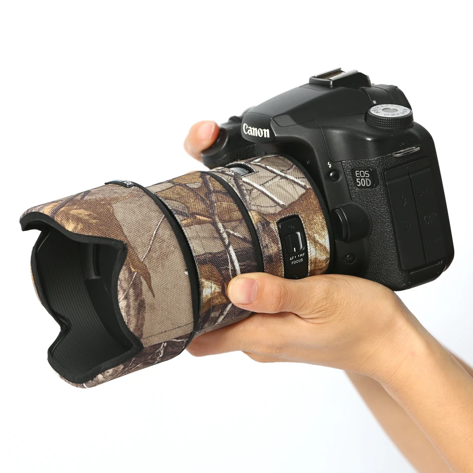 Камуфляжная Защитная крышка для объектива камеры ROLANPRO 50 мм F1.4 DG Canon Nikon|Сумки