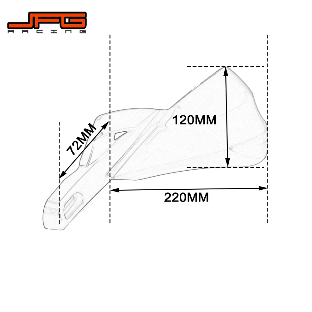 Универсальная пластиковая накладка на руль мотоцикла защитная для KTM SX XC XCF XCW XCFW