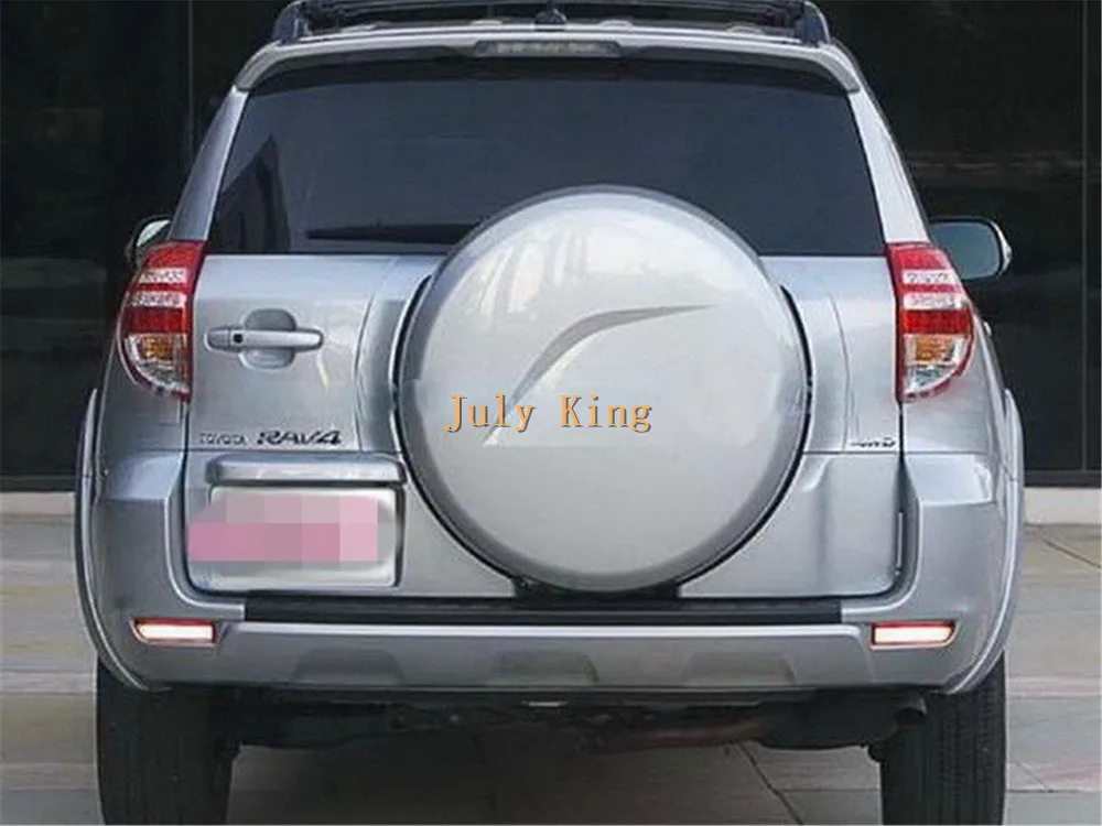 July King Автомобильный светодиодный стоп-сигнал+ ночной DRL чехол для Toyota RAV4 Previa Ipsum Wish Alphard Vellfire Estima Gaia Nadia Picnic и др