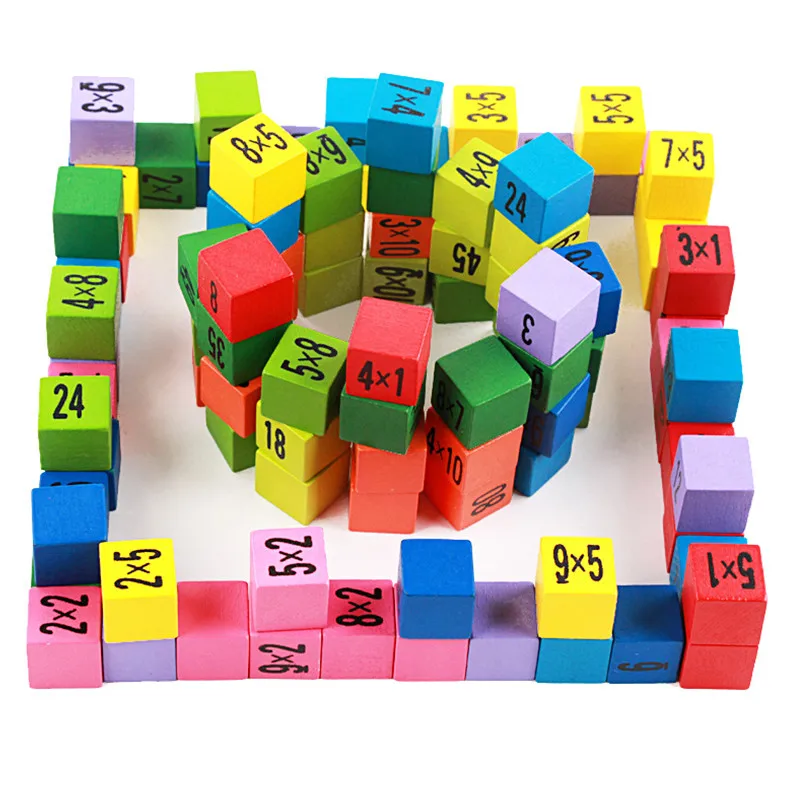 Монтессори ранняя развивающая деревянная математическая игрушка для таблица