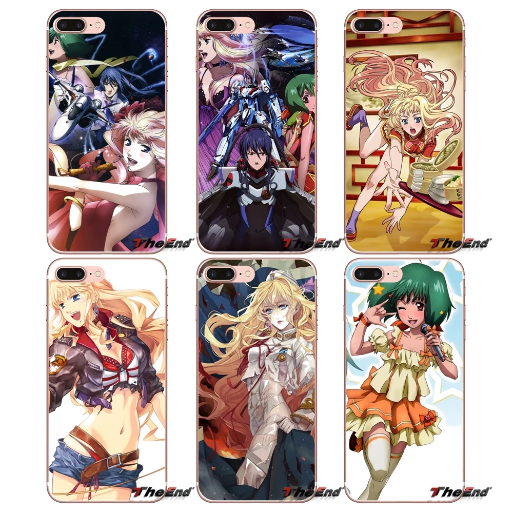 Macross Frontier аниме ТПУ силиконовый чехол для iPhone X 4 4S 5 5S 5C SE 6 6S 7 8 Plus Samsung Galaxy J1 J3 J5 J7 A3 A5