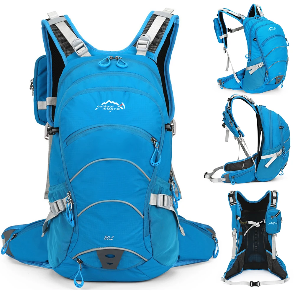 

Waterproof Bicycle Backpack with Helmet Net 20L Cycling Backpack for Men for Women Accessories for Bicycle