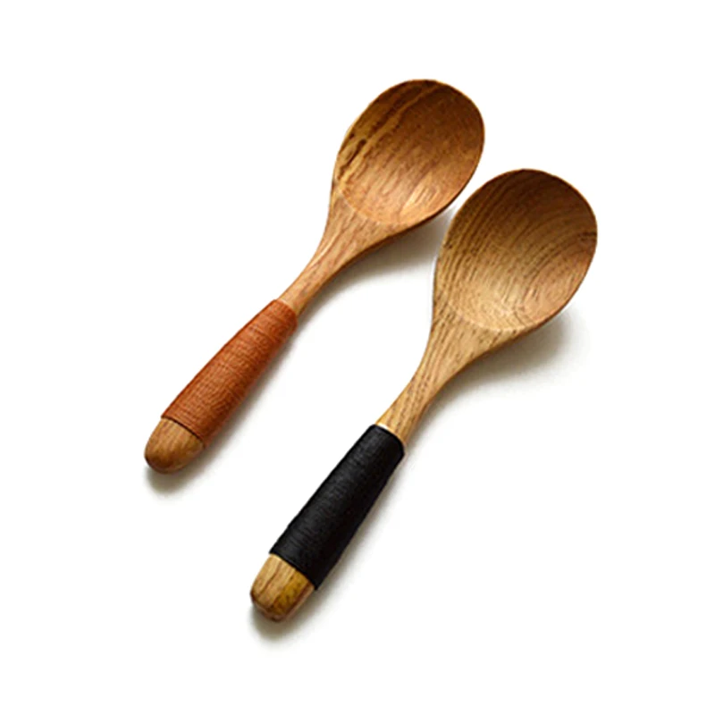 2 шт. деревянные ложки суповая Ложка Из Каштанового Дерева с Kinking в японском стиле