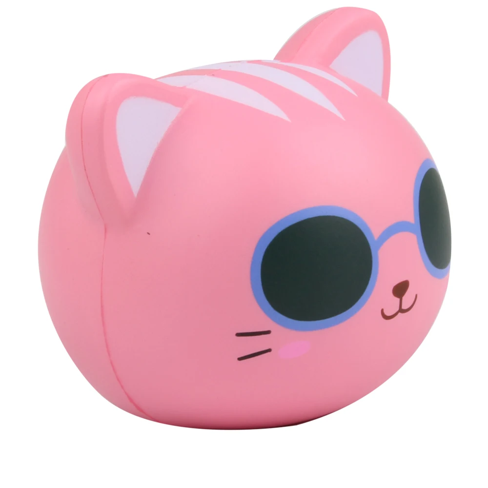 Kawaii Squishy Jumbo Cat Head косплей замедление роста снижение давления снятие стресса