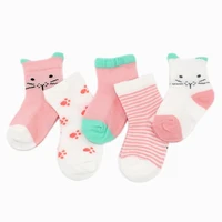 10 pieceslot5pair set baby socks cotton springsummer thin breathable newborn infant toddler floor 0 12m boys girls socks