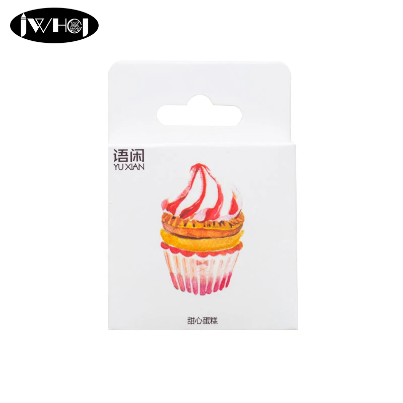 50 pcs/box Dessert cake Heteromorphism stickers paper decoration sticker diy handmade album scrapbooking Arts Crafts | Дом и сад