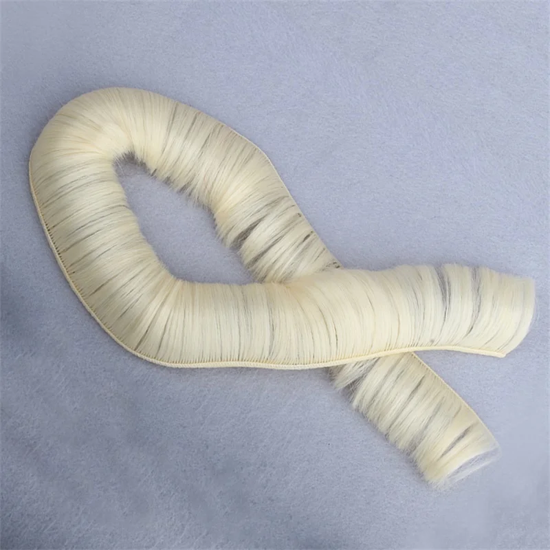 5*100 см для BJD SD кукла бахрома волосы черные falxen дутые хаки DIY парики ручной работы Короткие вьющиеся куклы взрыва Парики Тресс куклы аксессуары волосы для кукол трессы для кукол