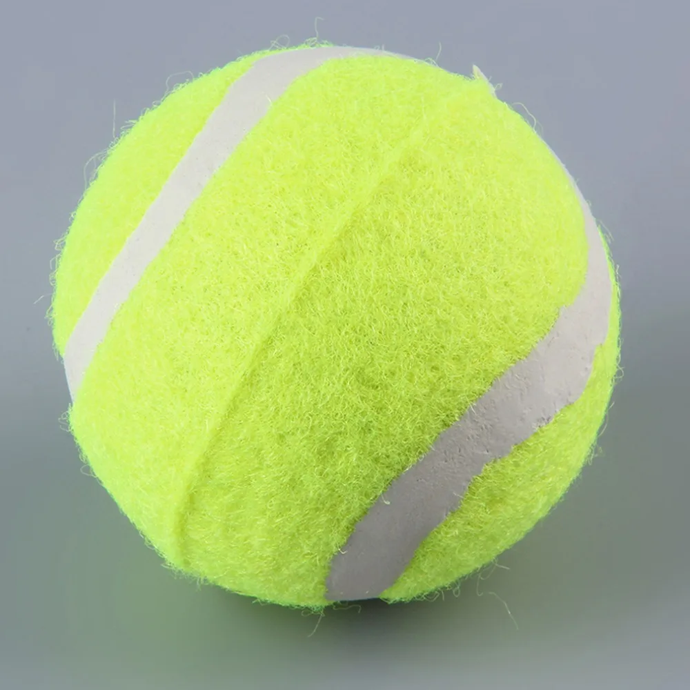 1 шт. Желтая резиновая собачка теннисный мяч Бейсбол Petsport метательный патрон