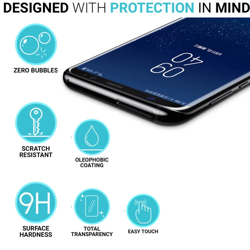 EGizmo Lite защита экрана из закаленного стекла тонкая 3D полная для HUAWEI mate 20