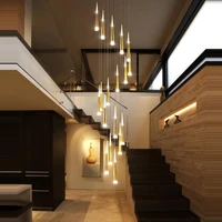 led postmodern iron acryl gold silver pendant lights pendant lamp pendant light suspension luminaire lampen for foyer staircase