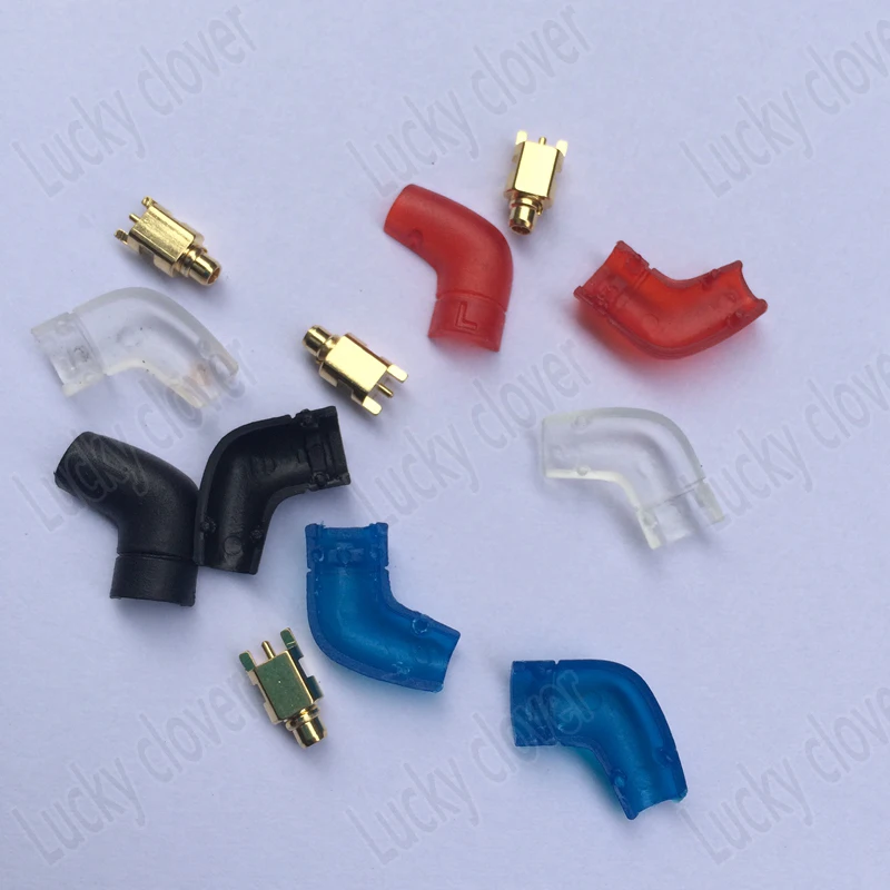 4 шт. встроенные L образные штырьковые разъемы для наушников Shure SE215 / SE315 SE425 SE535 UE900|l