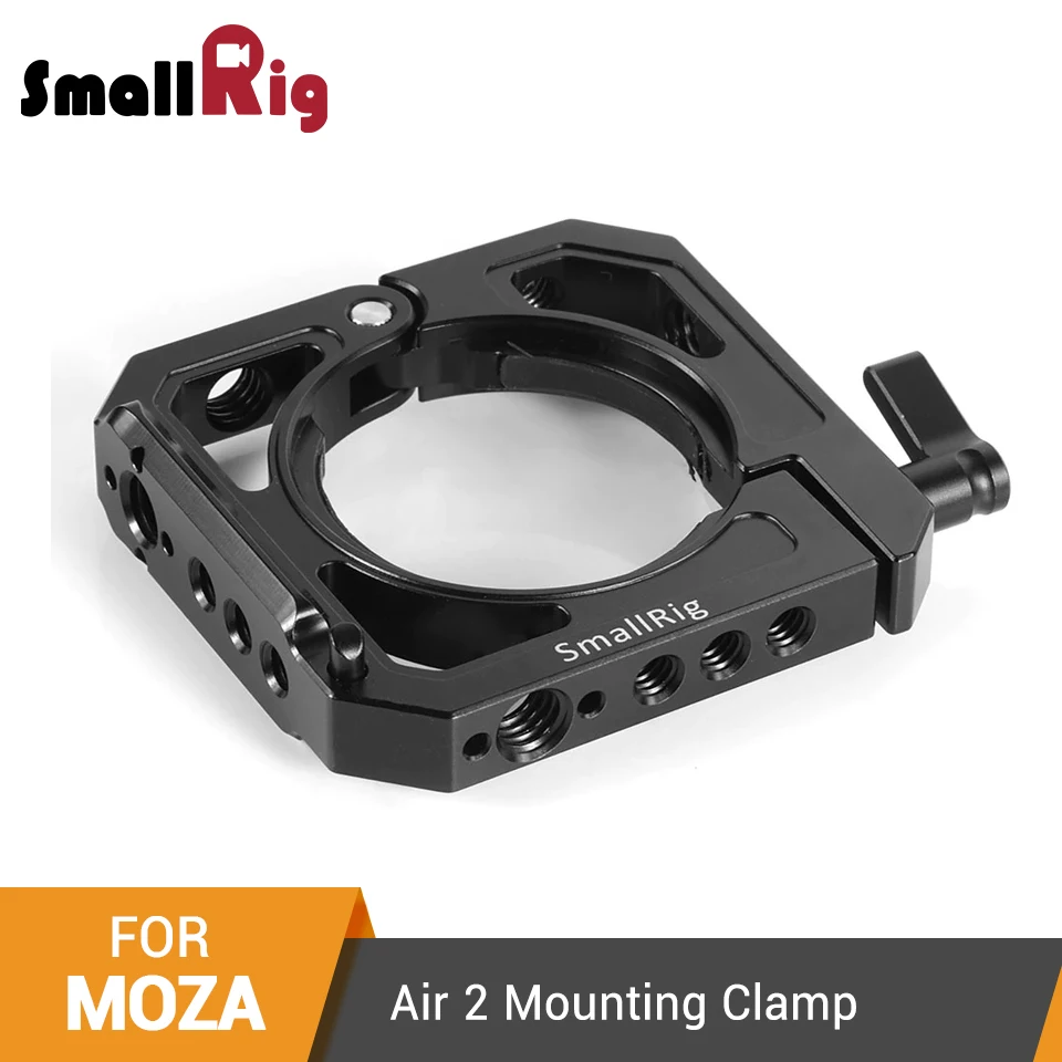 SmallRig монтажный зажим для MOZA Air 2 Gimbal стабилизатор быстросъемный стержень зажим с натовским Рельсом и резьбовыми отверстиями-2328