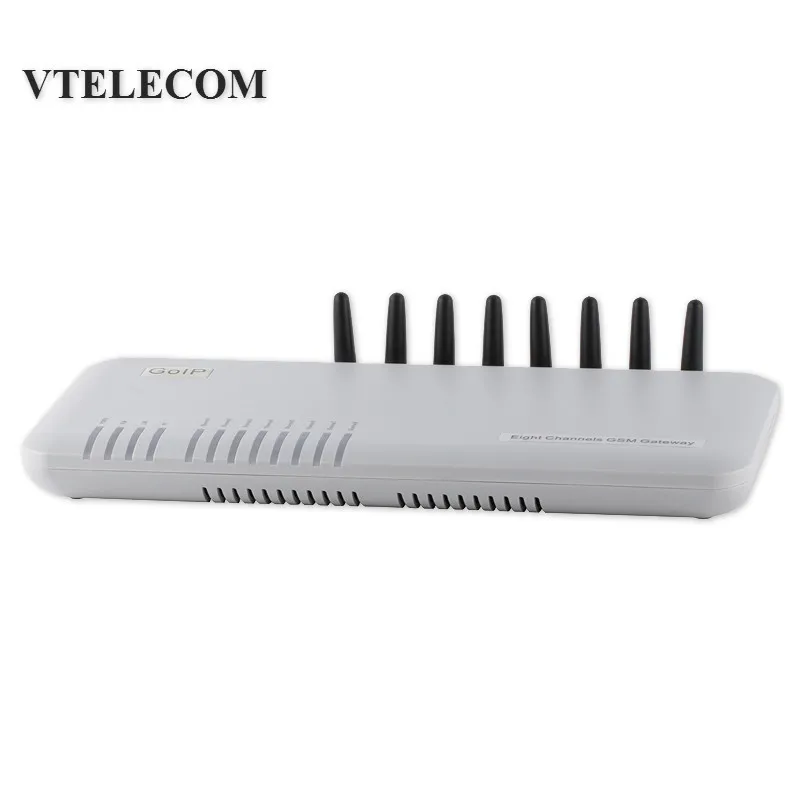 GSM VOIP шлюз goip 8 Quad band 8 каналов Поддержка IMEI изменение vpn-sms goip gsm шлюз для IP PBX