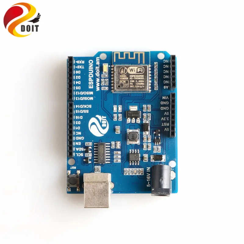 Макетная плата DOIT ESPDuino совместимая с Arduino UNO R3 контроллер Wi-Fi от ESP8266 для