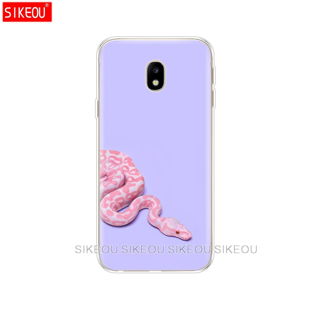 

Silicone phone Case For Samsung Galaxy J7 2017 J730F J7 Pro 2017 Case Soft TPU shell Cover for Samsung J7 2017 J730 cover snake