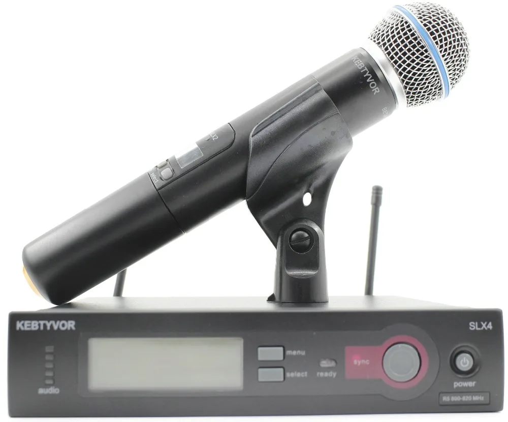 SLX24/BETA58 58A Профессиональный UHF беспроводной двойной микрофон для сценической