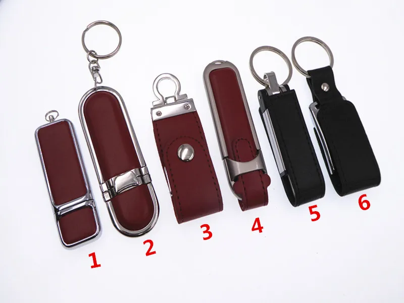 Высокое качество! Кожаный USB флеш накопитель 1 гб 2 4 8 16 металлический usb 0 подарок