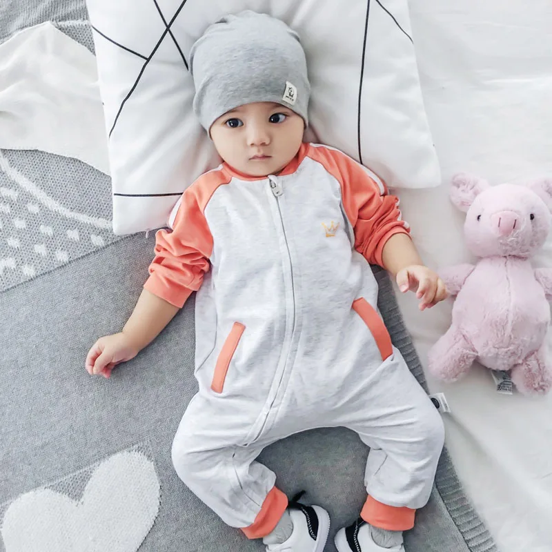 CY-192201 Lemonmiyu Infant Baby Boys Girls Clothes For Newborn Cartoon Letter Rompers Unisex Casual Spring Autumn Children Jumpsuits - Цвет: CY-192201