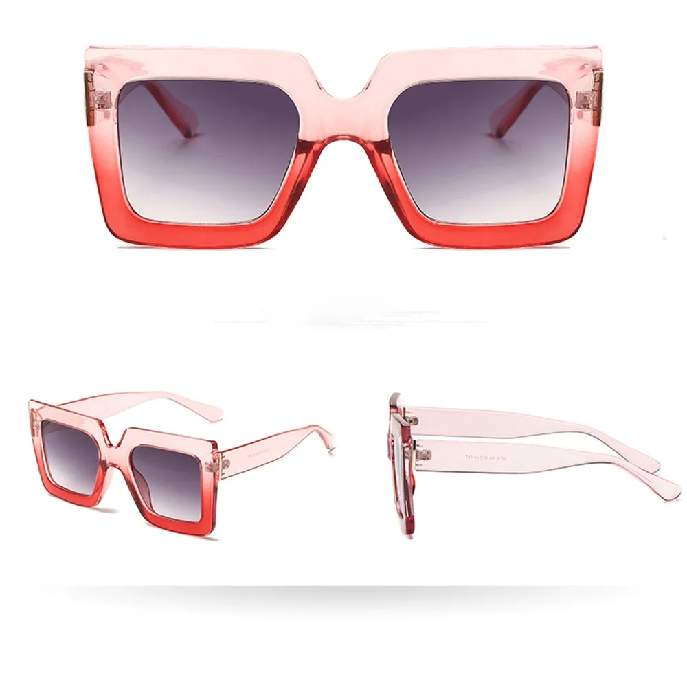 Квадратные Солнцезащитные очки женские винтажные большие винтажная квадратная