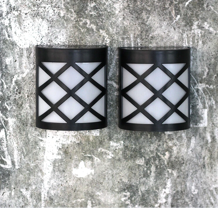 Новое поступление 6 светодиодных белых/теплых белых настенных ламп на солнечных