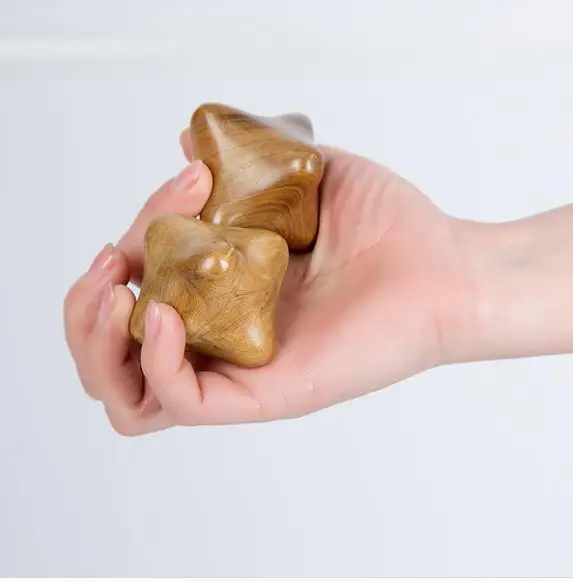 Деревянный массажный шарик Camphor Улучшенный Уход за здоровьем деревянный