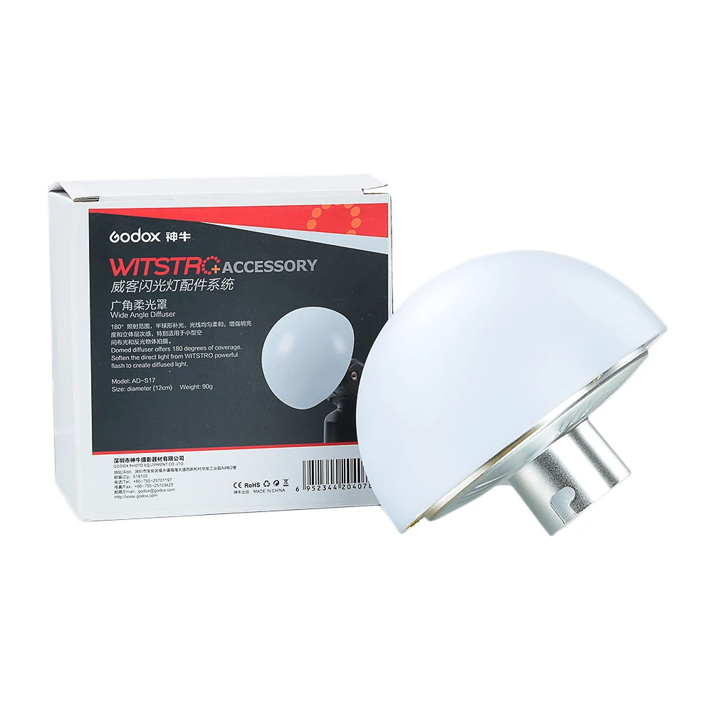 Godox AD-S17 широкоугольный мягкий фокусный абажур купол диффузор для WITSTRO AD-180 AD-360 AD200