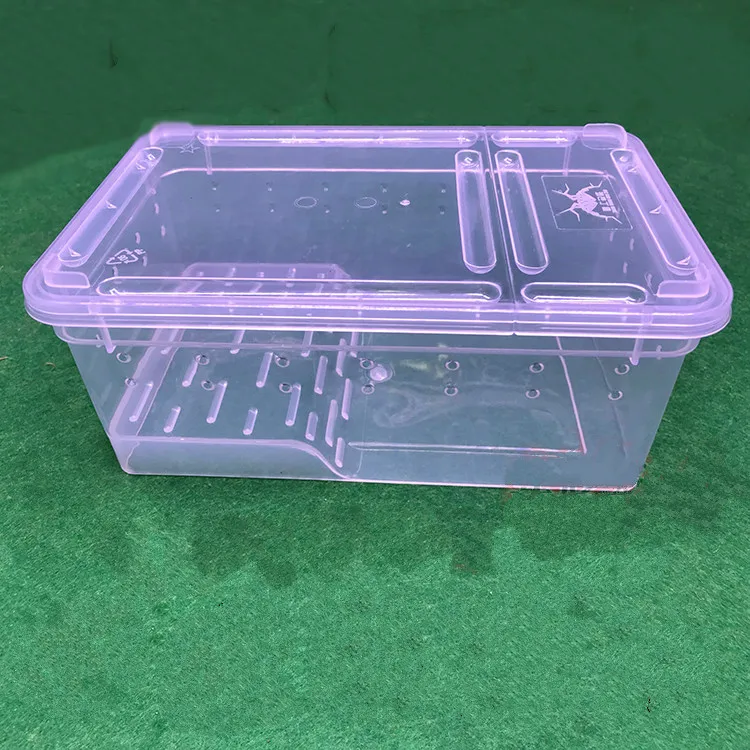 

1PCS Horned Frog Breeding Box Live Feed Mud Horn Grain Horned