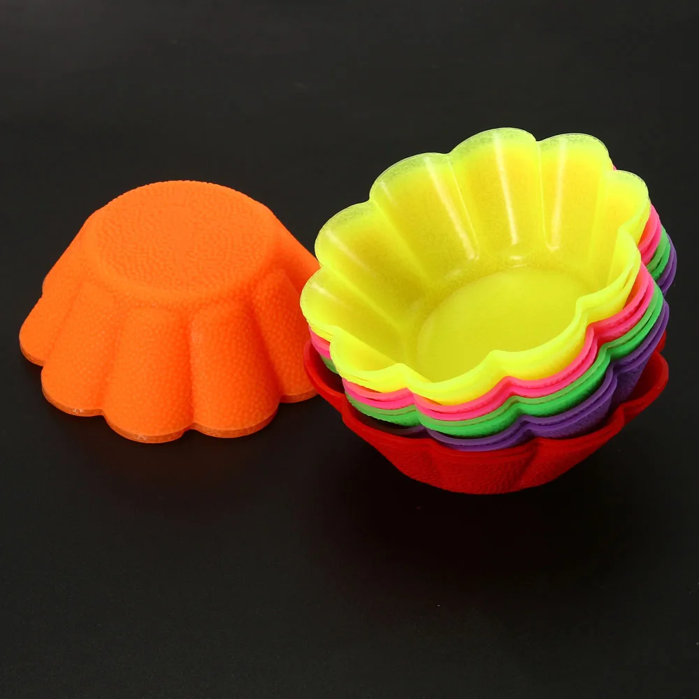 12 цветов форма для маффинов торта силиконовая кексов выпечки поднос выпечки|maker