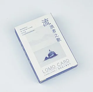 L15 путешествия песня бумажная поздравительная открытка lomo карта(1 упаковка = 28 штук