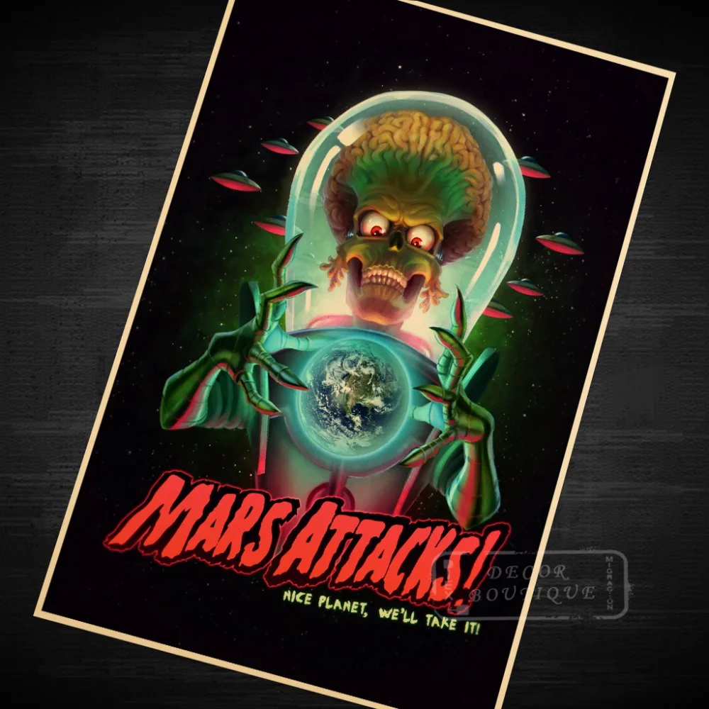 MARS ATTACKS европейский и американский ужас Аниме Манга Акира Торияма ретро