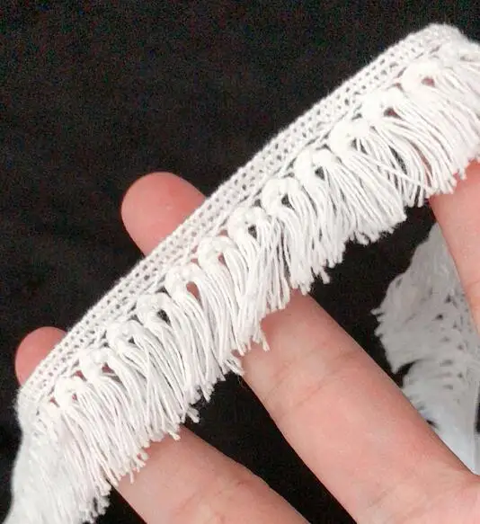 5 ярдов хлопковые кружевные свисающие бахромы для рукоделия материалы ручной