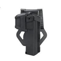 tactical gun holster for glock 17 18 22 23 airsoft pistol holster with flashlight laser movable gun case hunting accessories
