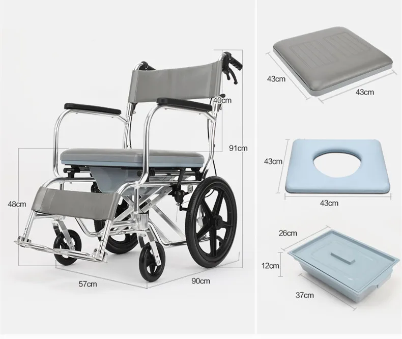 Лидер продаж 2017 Высококачественная ручная инвалидная коляска bedpan|wheelchair|wheelchairs