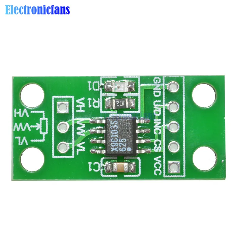 X9C103S плата цифрового потенциометра модуль для Arduino 10K потенциометр Diy KIT