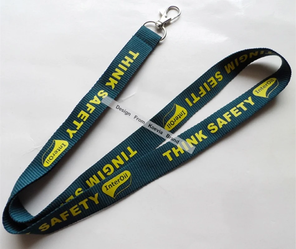 

Quality Silk Screen logo Text Print Promotion Business Lanyard polyester Phone Dark Blue Key Straps Lanyard 300pcs/Lot