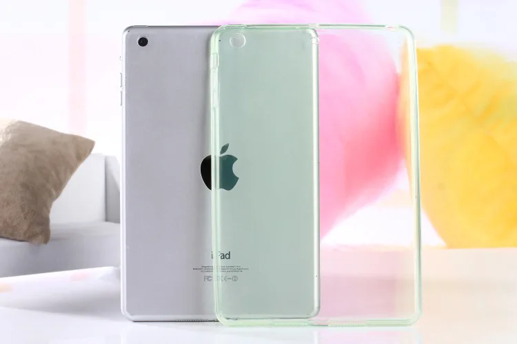 Силиконовая тонкая мягкая Задняя накладка чехла из ТПУ для Apple iPad Air 1 2 легкий