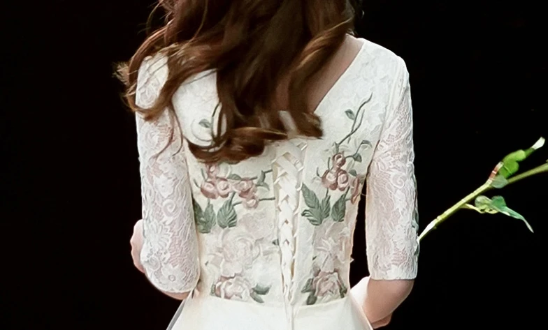 Легкое вечернее платье цвета шампанского новинка 2020 банкетное милое кружевное