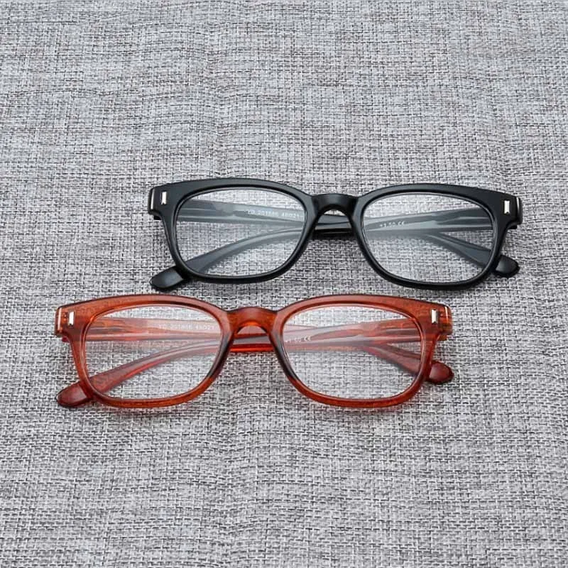 Очки для чтения женские и мужские Квадратные прозрачные цветные очки винтажные